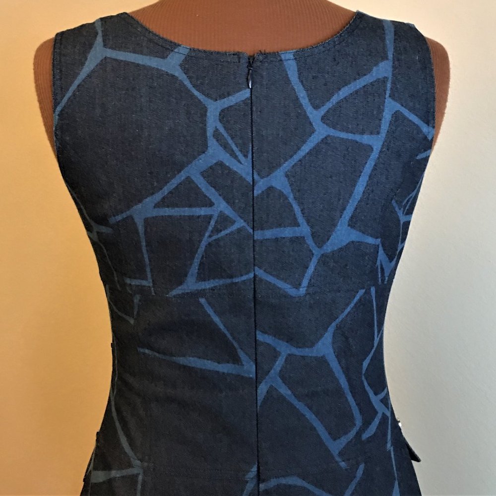 NATHALIE CHAIZE PARIS Sleeveless Denim Dress - Picture 12 of 16